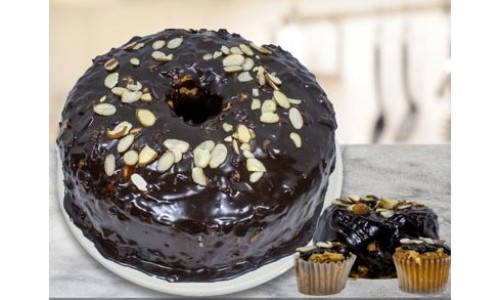 Hersey Dark Chocolate with Almonds Pound Cake